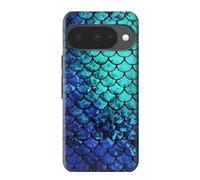 Green Mermaid Fish Scale Etui Coque Housse pour Google Pixel 10, 10 Pro