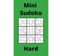 Green Mini Sudoku Book, 9x9 Puzzles, 250 Pages, 5x8, Hard