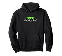 Green Moon Phase Heart - I'll Get Over It... Graphique vert Sweat à Capuche