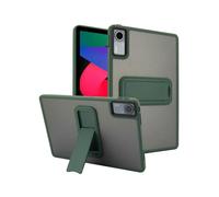 (Green,Multicolor)For Xiaomi Redmi Pad SE Case with Kickstand TPU + PC Skin-touch Tablet Cover - Wine Red