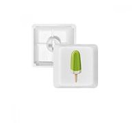 Green Mung Bean Popsicle Sweet Ice Cream PBT Keycaps pour clavier mécanique Blanc OEM sans marquage R1 multicolore