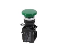 Green Mushroom NO+NC Momentary Push Button Switch MQXFCZUX