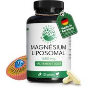 Green Naturals Magnésium liposomal - 1 650 mg de citrate - 120 gélules