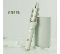 (green)New Automatic Curling Rod Mini 25MM Automatic Curling Rod Big Wave Lazy Curling Rod