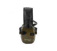 (Green) Noise Reduction Headset Automatic Sound Way Radio Headset for Hunting Shooting