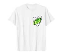 Green 'OL School Love WT Green Graphic T-Shirt