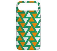 Green Orange White Ireland Tricolor Triangle Zigzag Pattern Coque pour iPhone Air