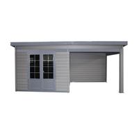 GREEN OUTSIDE-Abri de jardin composite Cannes 18,5 m²