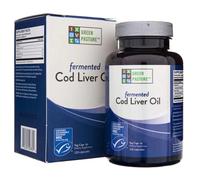 Green Pasture Huile de foie de morue fermentée, non aromatisée - 120 Capsules