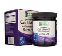 Green Pasture Mélange d'huile de foie de morue fermentée et d'huile de beurre concentrée, Chocolat, Gel - 188 ml