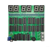 Green PCB Digital Clock Kit Alarm Timer for Temp Sensor Green | Assemblage manuel, composants lâches, compétences de soudure, horloge en temps réel, fonction d'alarme