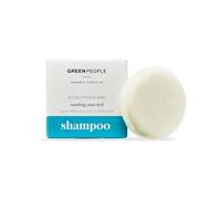 Green People Barre de shampooing à l'eucalyptus et à la menthe - Shampooing anti-démangeaisons naturel et biologique - Apaise les démangeaisons du cuir chevelu - Végétalien, bio et sans cruauté envers