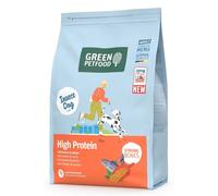 GREEN PETFOOD InsectDog avec Saumon Haute Protéine avec des protéines d'insectes et du saumon pour les chiens actifs 3kg