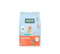 Green Petfood InsectDog High Protein avec Insectes et Saumon (1 x 3 kg) - Adult - Nourriture sèche de qualité supérieure pour Chiens Actifs Adultes - avec lentilles Rouges - Petites croquettes - sans