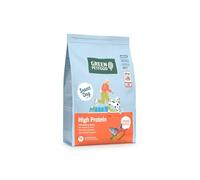 Green Petfood InsectDog High Protein mit Insekten & Lachs (1 x 3 kg) | Adult | Premium Trockenfutter für ausgewachsene aktive Hunde | mit roten Linsen | Kleine Krokette | getreidefrei | 1er Pack