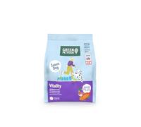 Green Petfood InsectDog Vitality Nourriture sèche de qualité supérieure pour chiens adultes avec insectes et canard (1 x 900 g) - Sans gluten - Avec vitamine E et C - Faible teneur en matières grasses