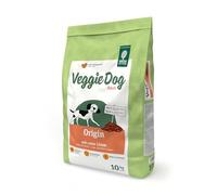 GREEN PETFOOD VeggieDog Origin Adult 10 kg | Croquettes végétariennes pour chien adulte aux lentilles corail | Sans gluten | Nourriture issue d'une production durable | Sac de 10 kg