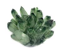Green Phantom Crystal Ghost Quartz Crystal Cluster for Home Decoration