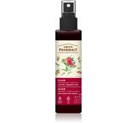 Green Pharmacy Argan Oil & Pomegranate Elixir élixir sans rinçage pour cheveux abîmés et fragiles 150 ml