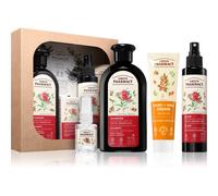Green Pharmacy Argan Oil & Pomegranate Set coffret cadeau pour cheveux ultra-secs