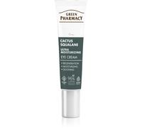Green Pharmacy Cactus & Squalane Eye Cream soin hydratant et illuminateur paupières et cercles noirs 15 ml
