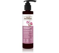 Green Pharmacy Damask Rose & Ceramides Face Emulsion émulsion nettoyante visage 150 ml
