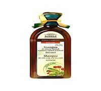 Green Pharmacy Shampoing aux herbes Ginseng cheveux gras 0% parabènes 350 ml