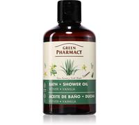 Green Pharmacy Vetiver & Vanilla Huile de douche rafraîchissante à la vanille 250 ml