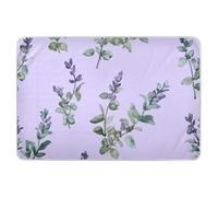 Green Plants - Surmatelas réutilisable pour tout-petit, imperméable, lavable, tapis à langer portable pour bébé, tout-petit, enfant, 132,1 x 86,4 cm (L x l)