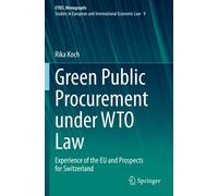 Green Public Procurement Under Wto Law
