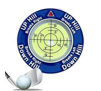 Green Reader Golf - 4 x 0,5 cm/1,57 x 0,2 pouces Lecteur de putt de golf horizontal à bulles pour l'entraînement, l'amélioration du putting de golf, aide à la lecture précise verte, lecteur de golf