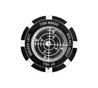 Green Reader - Outil d'aide au putting double face de 12 cm, entraîneur de ligne de golf de haute précision, dispositif d'alignement de course portable, accessoire d'entraînement durable | Adultes Pro