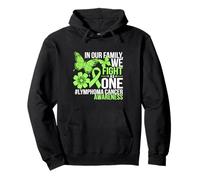 Green Ribbon Lymphome Cancer Awareness We Fight As One Sweat à Capuche