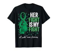 Green Ribbon Survivor Fighter Essential Tremor Sensibilisation aux tremblements T-Shirt