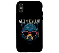 Green River Utah USA Cool Bear Lunettes de Soleil Coque pour iPhone X/XS