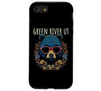 Green River Utah USA Ours Portant des Lunettes de Soleil Motif Fleurs Coque pour iPhone SE (2020) / 7/8