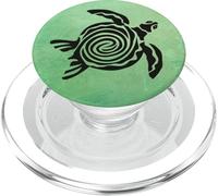 Green Sea Turtle Cell Phone Button Holder Pop Out Back Knobs PopSockets PopGrip pour MagSafe