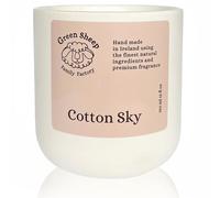 Green Sheep Bougie parfumée à double mèche de coton avec cire de noix de coco, mèche de coton et huiles parfumées dans un pot en céramique blanc, bougie parfumée pour homme et femme, bougie de noix de