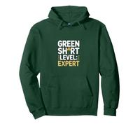 Green Short Level Expert Funny Irish St Patrks Day Sweat à Capuche