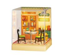 Green Slide Miniature Empilable Snacks Shop LED Maquette 56 Pcs