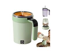 (Green)Smart Magnetic Stirring Mug, Electric Automatic Self-Stirring Coffee Mug, Rechargeable Self Mixing Cup for Coffee Tea Milk