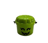 (Green)Spooky Mini Boo Bucket Figurines, Ultimate Throwback Horror Decoration