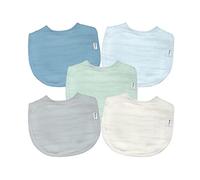 Green Sprouts 100191 Bavoir, Myrtille, Taille Unique (Lot de 5) Unisex Baby