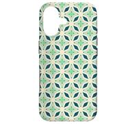 Green Stars Clover Leaves Starfish Mediterranean Pattern Coque pour iPhone 17