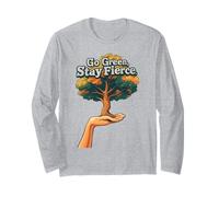 Green Stay Fierce, Un Guerrier écologique à la Mode et drôle Manche Longue