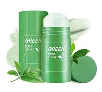 Green Stick Mask - 2 Pièces Masques au Thé Vert pour un Nettoyage en Profondeur, Régulation du Sébum et Élimination des Points Noirs - Soin Visage Hydratant pour Tous Types de Peau, Hommes et Femmes