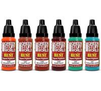 Green Stuff Paint Set - Liquid Pigments Set - Rust