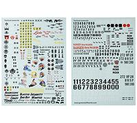 Green Stuff World Autocollants pour toboggans aquatiques modèles et miniatures - Chiffres tactiques et pinups 2040