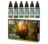 Green Stuff World Kit de peinture pour maquettes et miniatures - Bois & écorce 11745