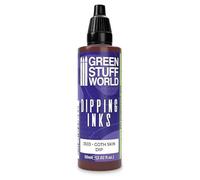 Green Stuff World Peinture à tremper 60 ml pour modélisme à contraste élevé - Goth Skin